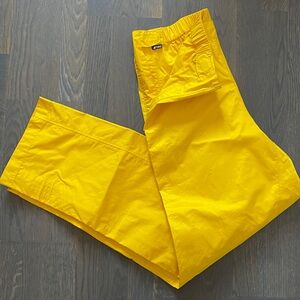 MEC Yellow Waterproof Rain Pants Men's Large